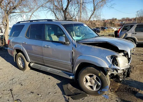 2002 Toyota Sequoia Sr5 z USA, uszkodzony, nr VIN 5TDBT44AX2S062998